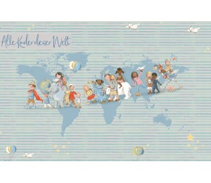 Bio Jersey Lillestoff - Alle Kinder dieser Welt Panel